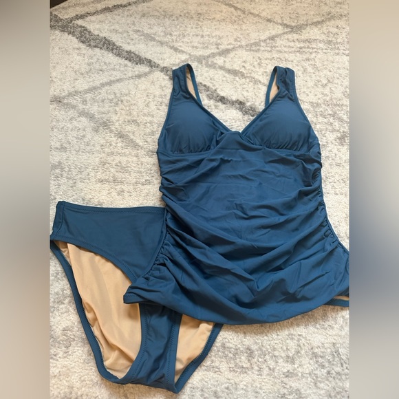 J. Crew Swim Nwt J Crew Rutched 2piece Tankini Swimsuit Poshmark